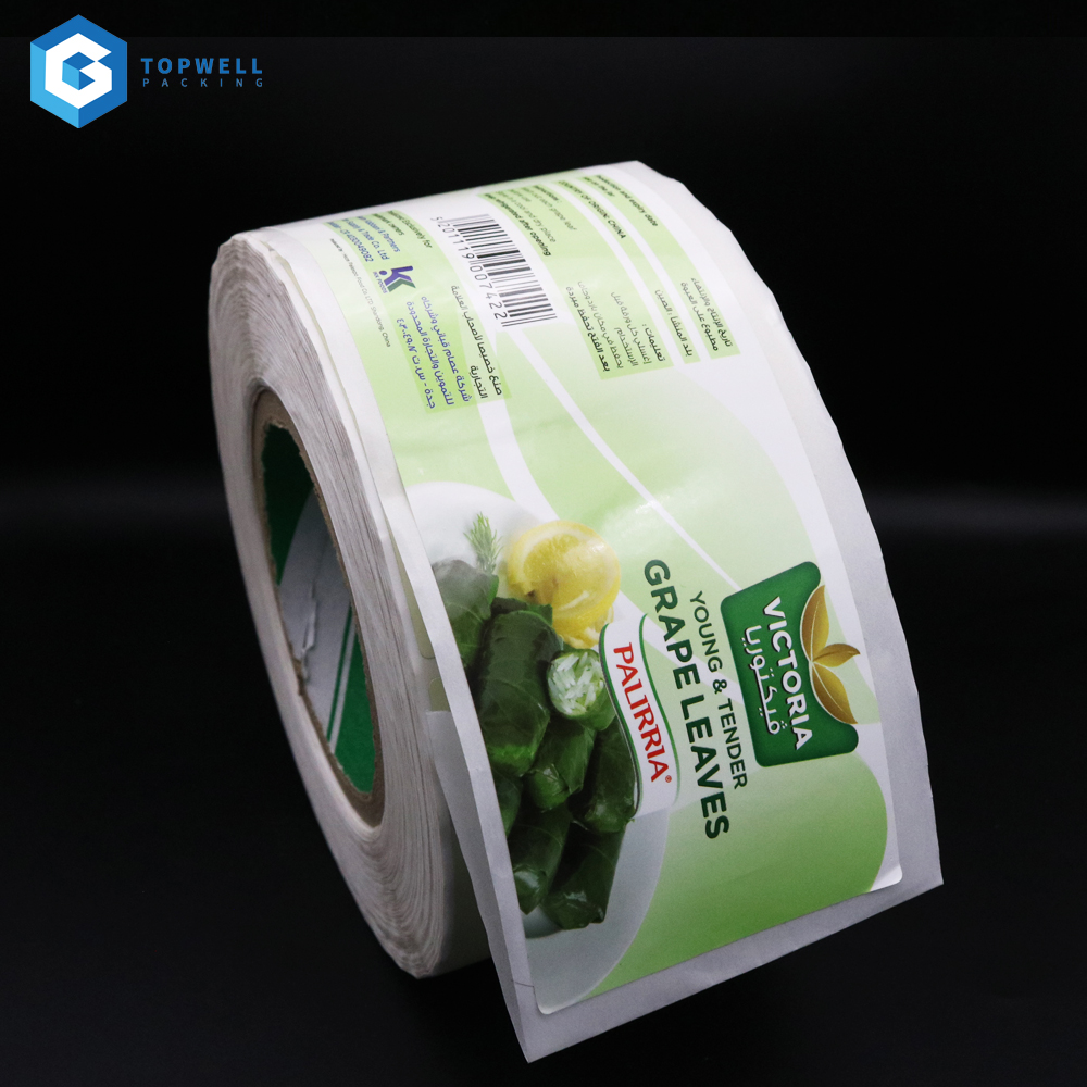 Customizable Waterproof Adhesive Paper Polypropylene Package Label Sticker for Wine Bottle Plastic Bottle