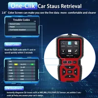 Escáner OBD2 para Automóvil, Herramienta de Diagnóstico, Lector de Códigos, Probador de Voltaje, Escáner de Códigos de Error del Motor, Probador de Carga