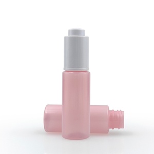 Customized Printing pink Color 60ml Pet <b>Bottle</b> with <b>Dropper</b> Serum <b>Bottle</b> Pet with <b>Dropper</b> Lid - Product Image 3