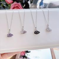 Colliers pendentifs élégants en acier inoxydable plaqué or avec zircon en forme de cygne, style européen et américain, pour femmes, idéal pour un anniversaire