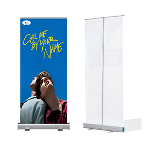 <span class=keywords><strong>Banner</strong></span> Enrollable de Alta Calidad 85*200, Soporte Vertical Grande para <span class=keywords><strong>Banner</strong></span>, para Interiores y Exteriores, Kakemono, Enrouleur Publicitario - Product Image 1