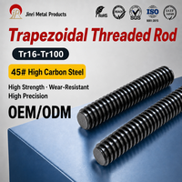 Fully Threaded Stud/rod Coarse-thread Rod Trapezoidal Lead Screw T-thread Construction Fastener Double-ended Threaded Rod