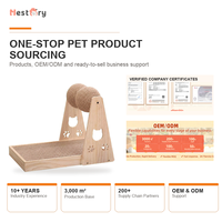 Planche à gratter pour chat en bois et sisal écologique, design unique, jouet pour chat, arbres et griffoirs pour chats - Paws & Tails