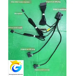 Car Series SYNC1 para SYNC2/SYNC3 Atualizar cablagem com PVC Jacket & Copper Conductor IP67 Avaliado - Product Image 3