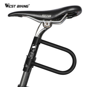 WEST BIKINGチャイニーズスタイルU字型自転車ロック人気のカスタムセキュリティ盗難防止バイクUロック2キー付きパスワード合金ロック - Product Image 4