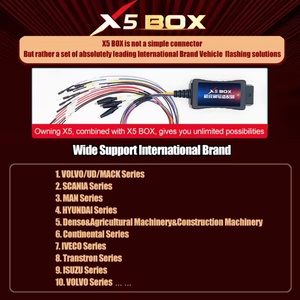 อุปกรณ์แปลงสัญญาณ Enginedance X5 Box Advanced ECU สำหรับการแฟลช ECU รถบรรทุก เครื่องมือวินิจฉัย เพิ่มประสิทธิภาพและความเข้ากันได้ - Product Image 4