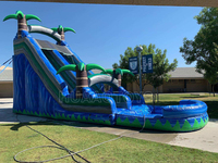 Château gonflable aquatique commercial pour enfants avec toboggan, en PVC, certifié CE, garantie 3 ans, géant et personnalisable
