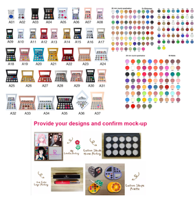 12 colori fai da te personalizzato proprio marchio ombretto Pan pigmentato <span class=keywords><strong>Palette</strong></span> ombretto vegano Pallet Private Label ombretto <span class=keywords><strong>Palette</strong></span> - Product Image 2