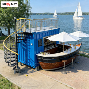 Conteneur d'expédition industriel extensible de 40 pieds, bar à café pour utilisation en extérieur - Product Image 4