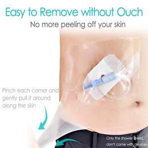 Diyaliz Port Port besleme tüpü <span class=keywords><strong>PD</strong></span> Peritoneal diyaliz kemo için duş koruyucu kalkanlar su geçirmez duş kapağı - Product Image 4