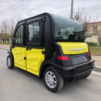 Véhicule Électrique Compact 4 Places pour Patrouilles de Croisière, Autonomie 80 km, Idéal pour Communautés, Parcs, Zones Industrielles, Suspension Indépendante Arrière McPherson