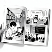 Livres de bandes dessinées manga de haute qualité, reliés en couverture rigide avec reliure parfaite, pelliculage et papier d'art