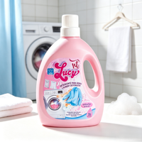 Étiquettes autocollantes personnalisées imperméables en rouleau, couleur intégrale, pour bouteilles de lessive, autocollants d'emballage à marque privée