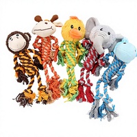 Kangdarpet Offre Spéciale différents modèles de jouets pour chiens molaires Accessoires pour animaux de compagnie Jouets pour chiens durables et colorés Jouets en corde à mâcher pour chiens en coton