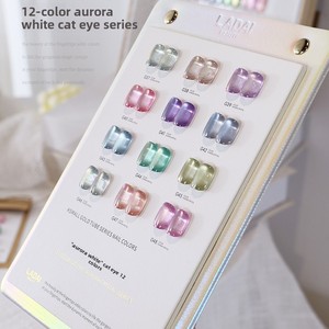 Suministros de <span class=keywords><strong>uñas</strong></span> Etiqueta privada 15ml Aurora Crystal Cat Eye Gel <span class=keywords><strong>Frozen</strong></span> Ripple Cat Eye Gel Polish Gel magnético para <span class=keywords><strong>uñas</strong></span> - Product Image 2