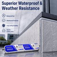 Scellant structurel en silicone neutre à une composante haute performance et haute adhérence 500 ml pour le collage en construction
