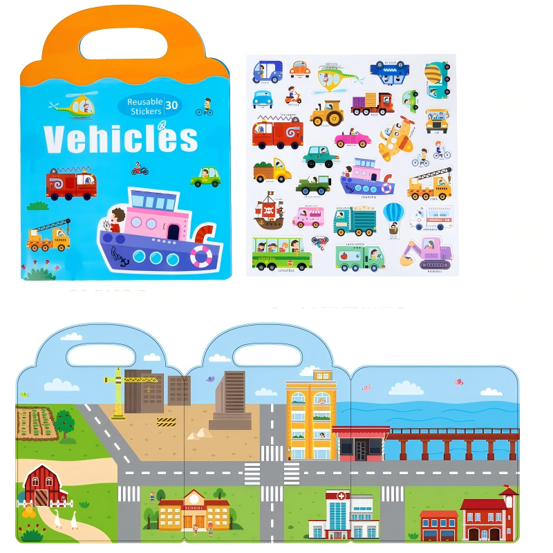 Libro puzzle traffico divertente