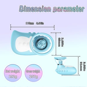 Vibrador de Succión con Forma de Rosa, Juguete Sexual con Copa Extraíble para Estimulación del Clítoris, Pezones y Punto G, Vibrador para <span class=keywords><strong>Mujeres</strong></span>, Logotipo Personalizado - Product Image 4