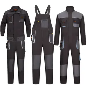 Fábrica de Abastecimento Workwear Jacket Calças para homens mulheres Trabalho Macacão Macacão Construção Trabalho Bib Calças Roupas Uniformes Ternos