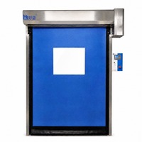 Porte à enroulement industrielle sur mesure, technologie d'étanchéité sans balais, OEM ODM, approvisionnement en gros, rideau PVC 1.2-2.0mm, servomoteur 220V