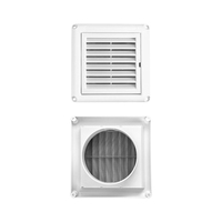Couvercle de grille d'aération en plastique ABS avec persienne d'aération intégrée