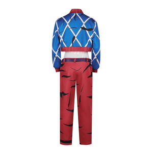 Costume de cosplay Anime Gui Do <span class=keywords><strong>Mista</strong></span> Golden Wind JOJO, pull tricoté, tenue de fantaisie pour Halloween, carnaval, fête, avec chapeau - Product Image 2