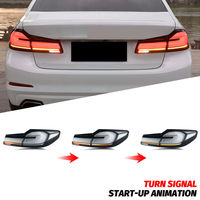 Luces Traseras LED para BMW G30 F90 M5 Serie 5 2017-2020, Ensamblaje de Luces Traseras con Intermitentes Secuenciales, 12V, ABS, Lentes Rojo Claro, Nuevas