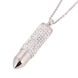 Collier pendentif diamant 50MM, taille brillant ronde, blanc, pour usage quotidien, design géométrique - Product Image 4