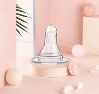 Vente en gros de tétines d'alimentation sans BPA, sucettes en silicone de qualité alimentaire, tétines amusantes en silicone pour bébé