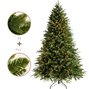 Nouvel Arbre de Noël Artificiel Haut de Gamme 2027 en PE et PVC Mélangés avec Lumières LED et Support Métallique – Décoration de Fêtes en Gros - Product Image 2