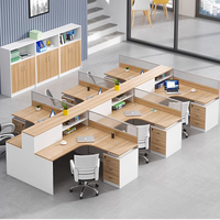 Bureau Bureau Bureau Personnel Bureau Simple Moderne Écran Station Casier Partition Employé Bureau D'ordinateur