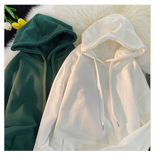 Grosir Pakaian Wanita Berkualitas Tinggi Atasan Hoodie Tebal Oversize Hombre Hoodie Tebal 400 Gsm - Product Image 6