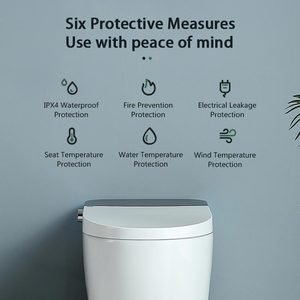 MWD <span class=keywords><strong>CUPC</strong></span> Watermark Intelligent <span class=keywords><strong>Toilet</strong></span> Siphon Spoeltoilet Keramisch Smart <span class=keywords><strong>Toilet</strong></span> WC Set Modern Eendelig <span class=keywords><strong>Toilet</strong></span> voor Badkamer - Product Image 6