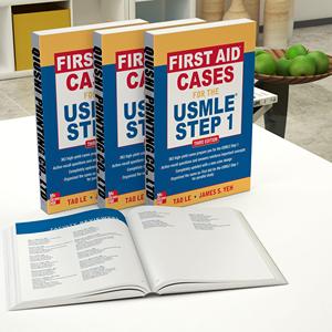 Estuches de primeros auxilios para el USMLE Step 1 3ed (2012) Impresión de libros de texto médicos MOQ pequeño Encuadernación de costura Encuadernación perfecta - Product Image 6