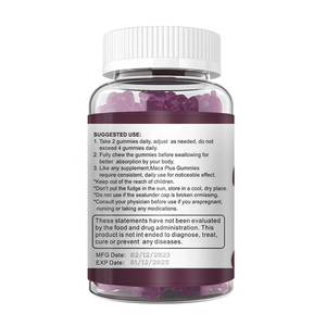 Gomitas MACA PLUS para Aumento de Cadera, Glúteos y Senos, Suplemento Diario para Mejorar los Glúteos - Product Image 6