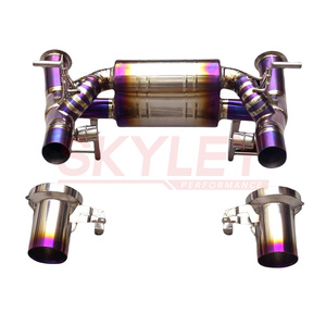 Sistema de escape de titanio de alto rendimiento para Lamborghini <span class=keywords><strong>Aventador</strong></span> <span class=keywords><strong>Svj</strong></span> tubo de escape con válvula Catback sonido de tono alto F1 - Product Image 6