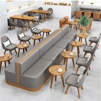 Ensemble de meubles de restaurant antiques de haute qualité, table à manger simple, chaises de café, usage commercial, hôtels, cafés, appartements, clubs