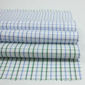 Stock lot kain flanell karierter stoff lieferanten Gebürsteter twill 100 baumwolle y/d check gewebter garn gefärbter flanell stoff für hemd