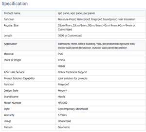 Panneaux de plafond en <span class=keywords><strong>PVC</strong></span> modernes certifiés CE, imperméables, résistants au feu, décoratifs, pour la décoration intérieure et commerciale. - Product Image 2