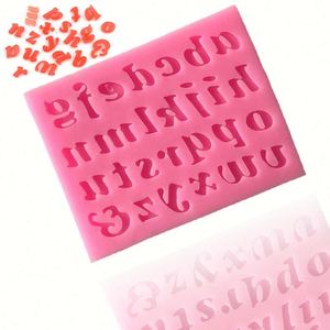 Moldes Reutilizables con Formas de Letras para Jabón, Repostería, Galletas, Chocolate, Silicona, OEM/ODM - Product Image 1