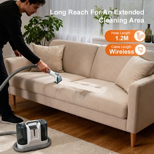 Nettoyeur de <span class=keywords><strong>tapis</strong></span> portable sans sac, pratique, en promotion, pour usage domestique et extérieur, idéal pour les taches humides et sèches sur les canapés et autres surfaces. - Product Image 3