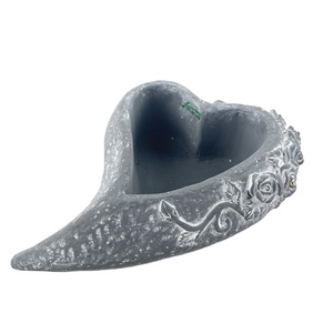 Vases en ciment en forme de cœur <span class=keywords><strong>pour</strong></span> plantes succulentes, fleurs et bonsaïs, design moderne et durable, vente en gros - Product Image 5
