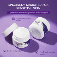 Crème de nuit à la niacinamide et aux peptides 50g hydratante, éclaircissante et raffermissante pour tous types de peaux