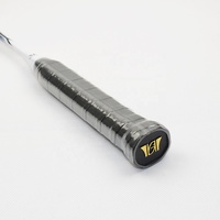 Raquettes de badminton professionnelles de marque supérieure en carbone et aluminium, légères, cordage Lawntex, durables, souples, design personnalisé