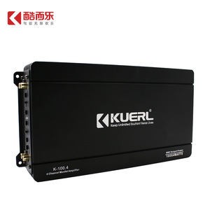 เครื่องขยายเสียงรถยนต์ Kuerl K-100.4 4 แชนแนล กำลังขับสูงสุด 1000 วัตต์ คลาส Ab ตัวเครื่องอะลูมิเนียมอัลลอย - Product Image 2