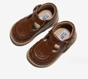 Vente en gros de chaussures Première marche en cuir Darling à semelles souples antidérapantes pour bébé - Product Image 6