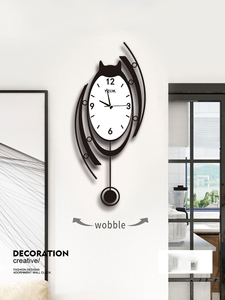 YZOK Set di decorazioni per la casa in stile nordico, minimalista e creativo, con orologio <span class=keywords><strong>da</strong></span> <span class=keywords><strong>parete</strong></span> artistico silenzioso, adatto per il soggiorno di famiglia - Product Image 1