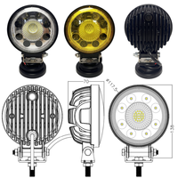 BSG universel 4x4 LED pare-chocs lumières 35W 6000K-6500K IP67 étanche brouillard voiture éclairage extérieur lampe accessoires pour Cherokee