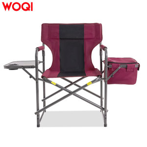 Chaise pliante de réalisateur Woqi avec glacière et table latérale, en aluminium et tissu Oxford, pour usage extérieur - Product Image 5