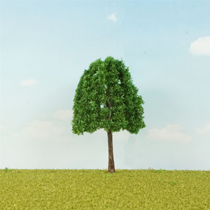 Modello ferrovia paesaggio 1:50 O scala alberi artificiali con polvere di albero verde - Product Image 3